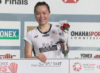 Congratulations to Zhang Beiwen for winning the U.S. Open 2025 title. (Photo: BWF)