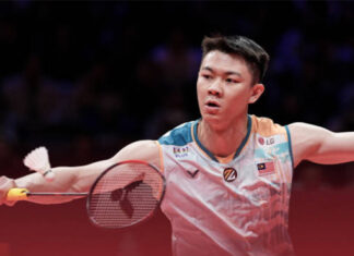 Malaysia’s top singles star Lee Zii Jia has officially withdrawn from the 2025 China Open due to a lingering ankle injury. His participation in the upcoming World Championships remains uncertain. (Photo: AFP)