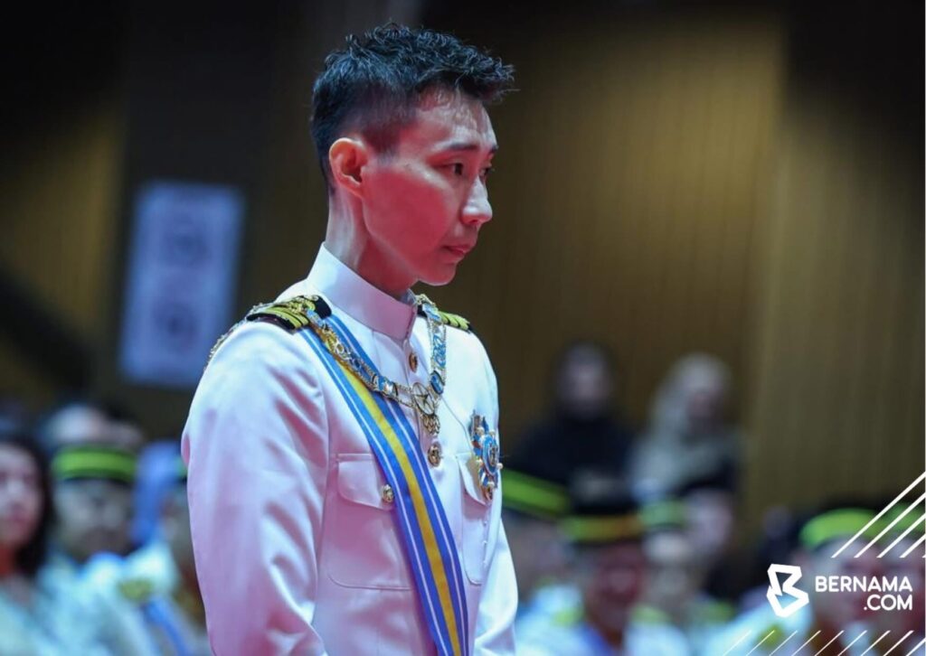 Malaysia’s Badminton Hero Lee Chong Wei Now ‘Datuk Seri’. (Photo: Bernama)