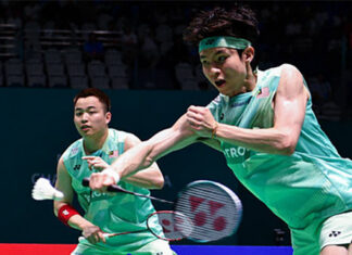 Aaron Chia and Soh Wooi Yik aim for a second world title, while Goh Sze Fei and Nur Izzuddin chase history in a potential all-Malaysian semi-final at the Badminton World Championships 2025. (Photo: AFP)