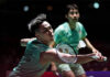 Man Wei Chong and Tee Kai Wun are determined to deliver a podium finish for Malaysia at the 2025 World Badminton Championships in Paris. (Photo: AFP)