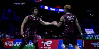 Goh Sze Fei and Nur Izzuddin had a hard-fought win at the 2025 Hong Kong Open first round. (Photo: AFP)