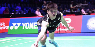 Leong Jun Hao advances to the quarter-finals after defeating Justin Hoh in the second round of the 2025 Hong Kong Open. (Photo: AFP)