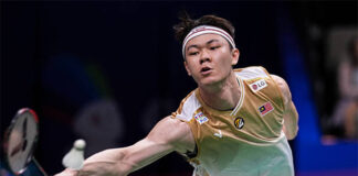 Lee Zii Jia endured another heartbreaking exit, this time retiring in the decider of his 2025 China Masters first-round match against Taiwan’s Lin Chun Yi. (Photo: AFP)