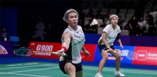 Chen Tang Jie and Toh Ee Wei securing their spot in the China Masters 2025 semifinals. (Photo: AFP)
