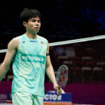 Justin Hoh beats Wang Zheng Xing at the first round of the 2025 Korea Open. (Photo: AFP)