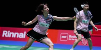Goh Soon Huat and Shevon Jemie Lai advance to Korea Open mixed doubles round of 8. (Photo: AFP)