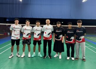 Wong Tat Meng in Australia. (Photo: Roketto Badminton)