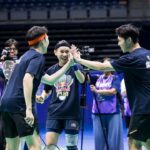 Tai Tzu Ying smiling on court during her Red Bull 3v3 comeback appearance in Kaohsiung. (Photo: Tai Tzu Ying IG)