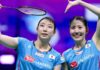 Japan's Arisa Higashino (L) teams up with Chiharu Shida to form new women's doubles duo. (Photo: BWF)
