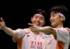 Kim Won Ho and Seo Seung Jae have been showing strong and consistent form all season until their shock second-round exit at the 2025 Denmark Open. (Photo: AFP)