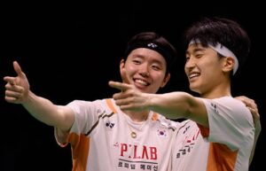 Kim Won Ho and Seo Seung Jae have been showing strong and consistent form all season until their shock second-round exit at the 2025 Denmark Open. (Photo: AFP)