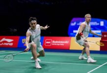 Aaron Chia and Soh Wooi Yik prepare for their Arctic Open campaign in Finland. (Photo: AFP)