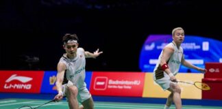 Aaron Chia and Soh Wooi Yik prepare for their Arctic Open campaign in Finland. (Photo: AFP)