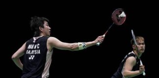 Man Wei Chong/Tee Kai Wun storm into the 2025 Hylo Open semi-finals. (Photo: AFP)