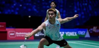 Goh Sze Fei and Nur Izzuddin advance to the 2025 Kumamoto Masters quarterfinals. (Photo: AFP)