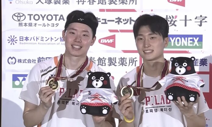 Seo Seung Jae and Kim Won Ho dominate the 2025 badminton season with their 10th title at the Kumamoto Masters. (Photo: BWF) Seo Seung Jae and Kim Won Ho dominate the 2025 badminton season with their 10th title at the Kumamoto Masters. (Photo: BWF)