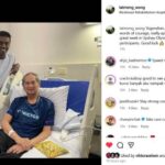 Yogendran Khrishnan and his wife, Sugita, visit Wong Tat Meng in Australia. (Photo: Wong Tat Meng's IG)