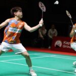 Kang Khai Xing and Aaron Tai advance to the second round of the 2025 SYED MODI India International. (Photo: Bernama)