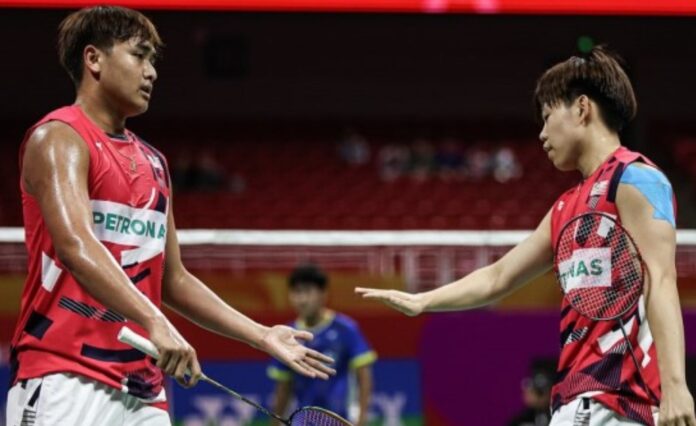 Kang Khai Xing and Aaron Tai qualify for the SYED MODI India International quarterfinals. (Photo: BAM)