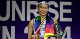 Tai Tzu Ying officially announces her retirement from badminton, ending a remarkable 16-year career. (Photo: AFP)