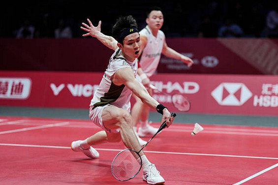 Aaron Chia and Soh Wooi Yik fight back to defeat Fajar Alfian and Muhammad Shohibul Fikri in a three-game thriller at the 2025 BWF World Tour Finals. (Photo: AFP) Aaron Chia and Soh Wooi Yik fight back to defeat Fajar Alfian and Muhammad Shohibul Fikri in a three-game thriller at the 2025 BWF World Tour Finals. (Photo: AFP)