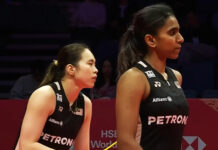 Pearly Tan and Thinaah Muralitharan advance to the semi-finals of the 2025 BWF World Tour Finals. (Photo: BWF)