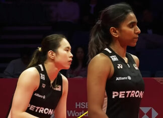 Pearly Tan and Thinaah Muralitharan advance to the semi-finals of the 2025 BWF World Tour Finals. (Photo: BWF)