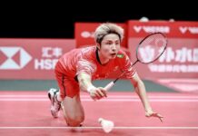 Shi Yuqi looks to defend his title after advancing to the men’s singles final at the 2025 BWF World Tour Finals. (Photo: BWF)