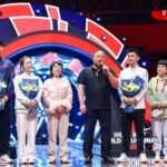 Zhang Jun delivers a tribute speech at the retirement ceremony for Chen Qingchen, Zheng Siwei, Huang Yaqiong and Liu Yuchen. (Photo: BWF)