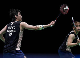 Man Wei Chong and Tee Kai Wun enter the Indonesia Masters second round. (Photo: Xinhua)