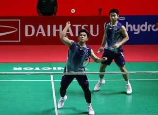 Goh Sze Fei–Nur Izzuddin storm into the 2026 Indonesia Masters final. (Photo: AFP)