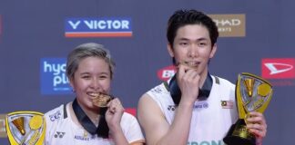 Chen Tang Jie - Toh Ee Wei create history to win Indonesia Masters mixed doubles title. (Photo: BWF)