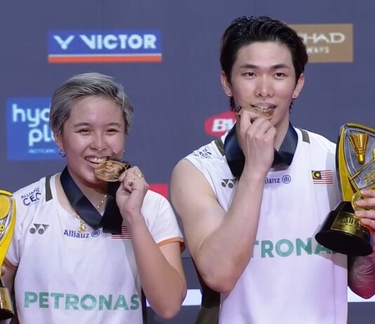 Chen Tang Jie - Toh Ee Wei create history to win Indonesia Masters mixed doubles title. (Photo: BWF)