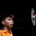 Malaysia’s Leong Jun Hao secures a place in the second round of the Malaysia Open 2026 in Kuala Lumpur. (Photo: Bernama)