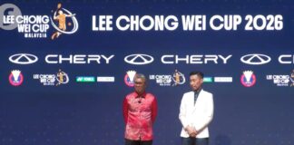 Lee Chong Wei Launches RM100,000 Lee Chong Wei Cup to Boost Youth Development. (Photo: Bernama)