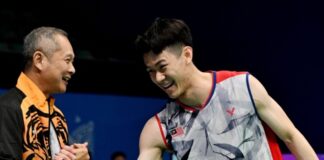 Wong Tat Meng says Lee Zii Jia must regain top form for LA 2028 Olympics. (Photo: AFP)