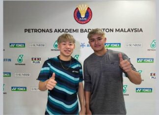 Men’s doubles coach Herry Iman Pierngadi believes the All England Championships will be a key measuring stick for young Malaysian pair Kang Khai Xing–Aaron Tai as they face elite opposition. （Photo: Bernama)