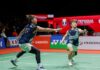Aaron Tai and Kang Khai Xing advance to second round at the 2026 Orléans Masters badminton tournament in France. (Photo: AFP)