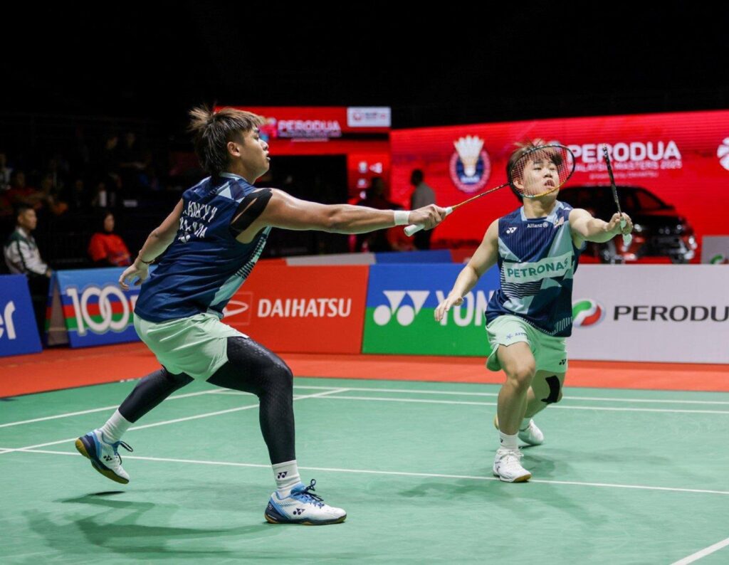 Aaron Tai and Kang Khai Xing advance to second round at the 2026 Orléans Masters badminton tournament in France. (Photo: AFP)