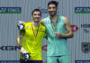 Christo Popov Defeats Brother Toma Junior Popov to Win 2026 German Open Title Christo Popov (L) poses for pictures with Toma Junior Popov during the awards ceremony at the 2026 German Open. (Photo: BWF)