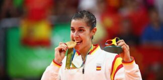 Carolina Marin announces retirement after incredible Olympic gold and world championship badminton career. (Photo: AFP)