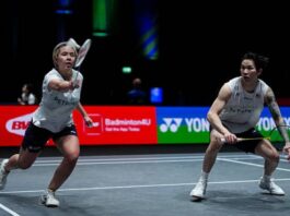 Chen Tang Jie/Toh Ee Wei advance to the 2026 Badminton Asia Championships quarter-finals. (Photo: AFP)