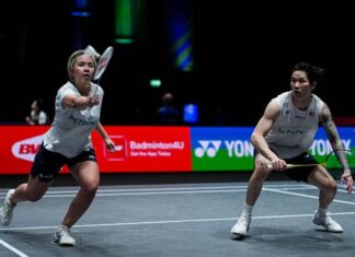 Chen Tang Jie/Toh Ee Wei advance to the 2026 Badminton Asia Championships quarter-finals. (Photo: AFP)
