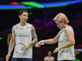 Rexy Mainaky criticizes Chen Tang Jie (L) and Toh Ee Wei (R) for underperforming at the 2026 Badminton Asia Championships after early exit. (Photo: AFP)