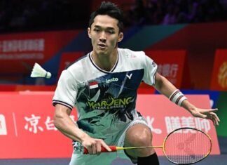 Indonesia’s Jonatan Christie leads the team’s preparations for the Thomas Cup 2026 as they aim to top their group. (Photo: AFP)
