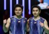 Goh Sze Fei and Nur Izzuddin are expected to play a key role as Malaysia’s potential secret weapon in the Thomas Cup 2026. (Photo: AFP)