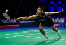 An Se Young powers South Korea to a commanding start at the 2026 Uber Cup with a clinical singles performance in top-level badminton. (Photo: AFP)