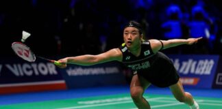 An Se Young powers South Korea to a commanding start at the 2026 Uber Cup with a clinical singles performance in top-level badminton. (Photo: AFP)
