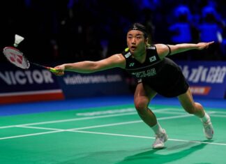 An Se Young powers South Korea to a commanding start at the 2026 Uber Cup with a clinical singles performance in top-level badminton. (Photo: AFP)